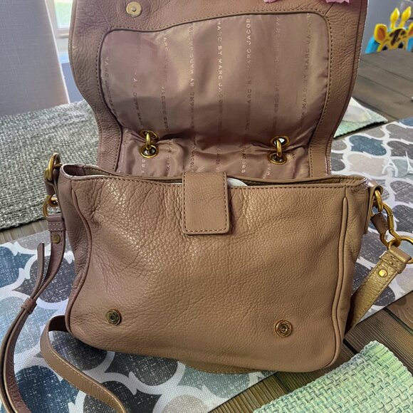 Marc by Marc Jacobs Camel Leather Flap Crossbody Bag - Picture 13 of 15